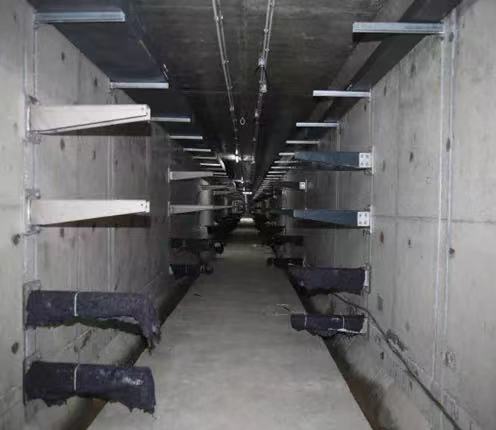 鐵建重工國內(nèi)首個批量應(yīng)用220kV高電壓復(fù)合材料電纜支架地下管廊顯身手