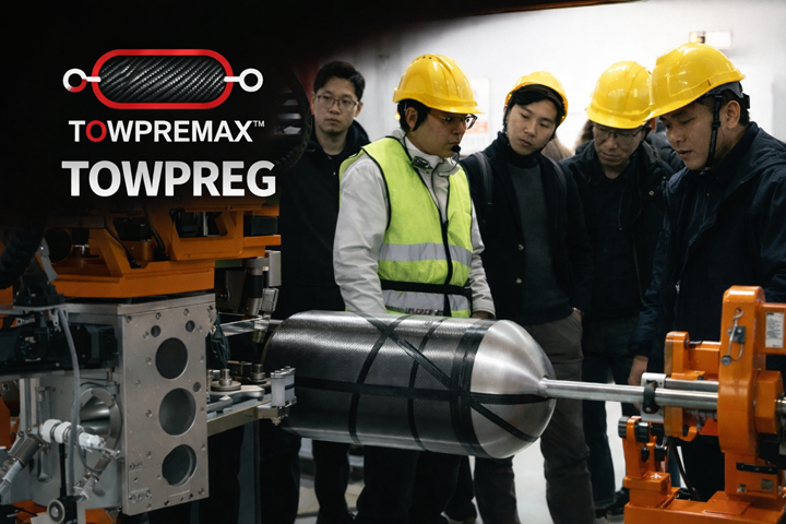 惠柏新材推出用于先進纖維纏繞的Towpremax